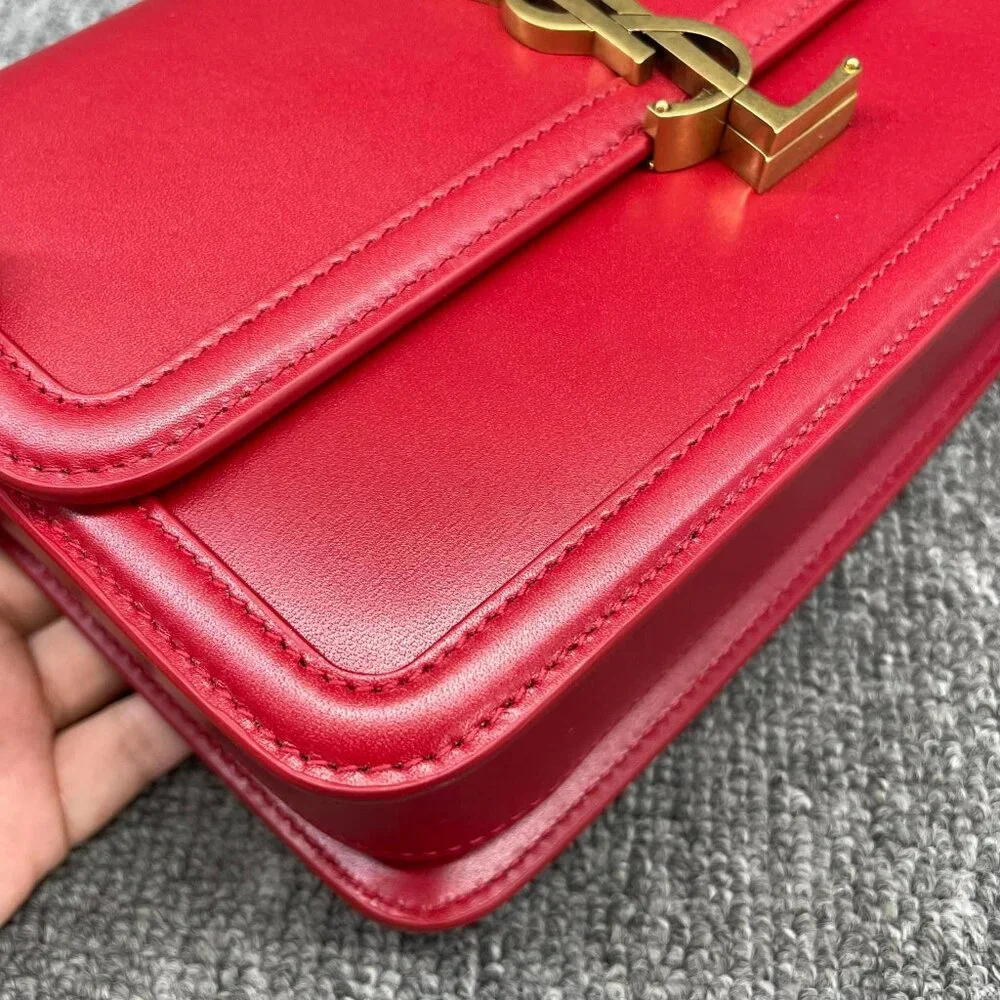 100% Authentic Yves Saint Laurent Leather Shoulder Bag - Picture 8 of 16